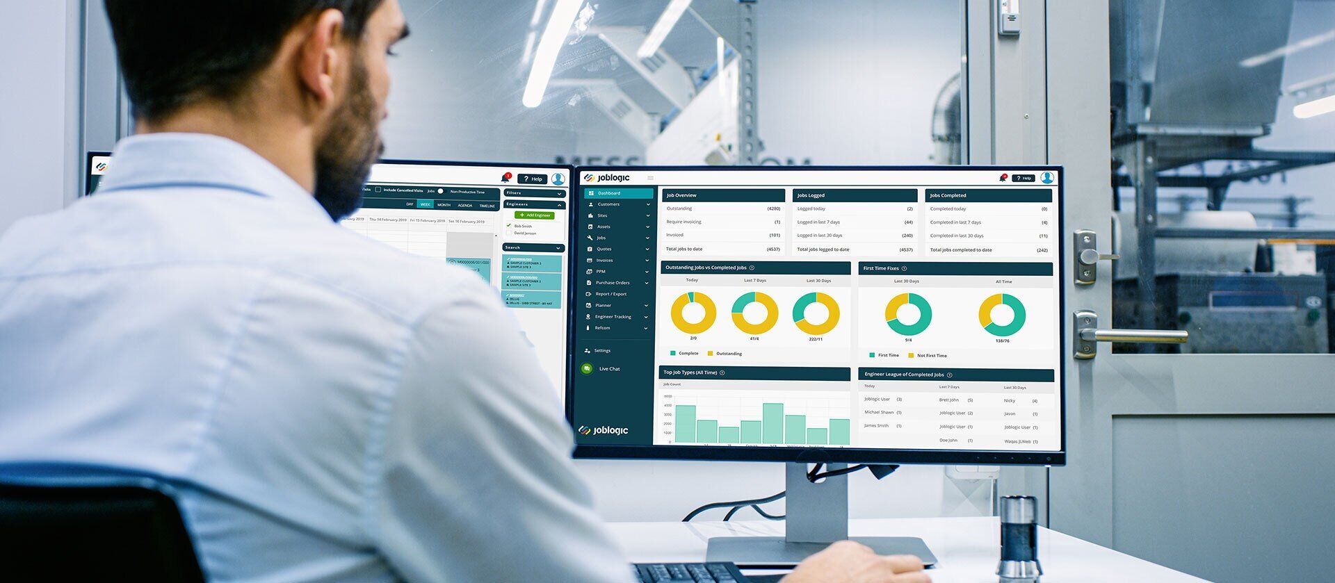 HVAC CRM Software – Banner header
